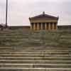 Philadelphia Art Museum steps, Winter 1983