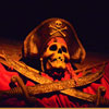 Jolly Roger in Disneyland Pirates of the Caribbean attraction photo, May 2012