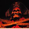 Jolly Roger in Disneyland Pirates of the Caribbean attraction photo, January 2012