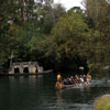 Disneyland keelboat and canoe, December 2008