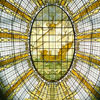 Neiman Marcus stained glass dome, San Francisco, February 2001