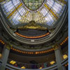 Neiman Marcus stained glass dome, San Francisco, February 2001