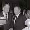 John Wayne and Glenn Ford, Golden Apple Awards, Beverly Wilshire Hotel, December 1976