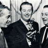 Ed Sullivan, Don DeFore, and Walt Disney