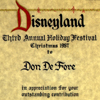 1957 Don DeFore Christmas Certificate