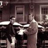 Don DeFore and Vern at the Silver Banjo Barbecue Restaurant