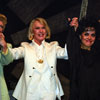 Tippi Hedren onstage at a Hollywood satire of The Birds, Spring 2006