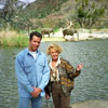 With Tippi Hedren at Shambala, February 1997