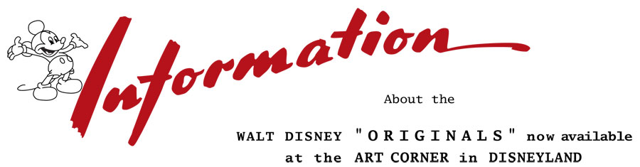 Disneyland Art Corner letterhead
