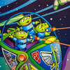 Disneyland Buzz Lightyear Astroblaster attraction January 2013