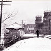 vintage West Baden Springs Train Station photo