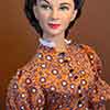 Tonner Scarlett O'Hara vinyl doll wearing the Franklin Mint Battlefield outfit