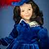 Franklin Mint Gone with the Wind Bonnie Blue Butler porcelain doll