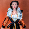 Tonner Scarlett O'Hara in a Doll Fashions by Alana Paisley Robe costume photo