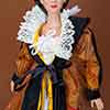 Tonner Scarlett O'Hara in a Doll Fashions by Alana Paisley Robe costume photo