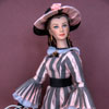 Scarlett O'Hara Tonner doll wearing Franklin Mint Peachtree Street outfit