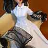 Gene Marshall doll wearing Franklin Mint Gone with the Wind Honeymoon outfit