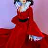 Franklin Mint Gone with the Wind Scarlett O'Hara doll Red Robe outfit