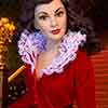 Franklin Mint Gone with the Wind Scarlett O'Hara doll Red Robe outfit