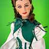 Tonner Scarlett O'Hara doll wearing Franklin Mint Rhett's Promise outfit