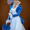 Tonner Scarlett O'Hara Don't Look Back doll with Franklin Mint jewelry, hat, and parasol