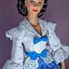 GScarlett O'Hara doll wearing Franklin Mint Gone with the Wind Sewing Circle outfit