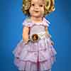 Shirley Temple 13 inch composition pink Little Colonel doll