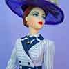 Franklin Mint Titanic vinyl doll outfit modeled by Gene Marshall photo