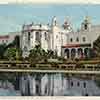 Panama California Exposition Varied Industries building in Balboa Park postcard, 1915