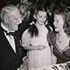 C. Aubrey Smith, Margaret O'Brien, and Shirley Temple, Hollywood awards function at Beverly Hills Hotel given by Canada, January 15, 1946