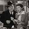 Lloyd Corrigan and Claudette Colbert, “Since You Went Away” 1944
