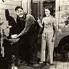 Jack Oakie and Shirley Temple in a deleted scene from Young People, 1940