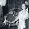 Shirley Temple Black and husband Charles Black at the Gone with the Wind re-premiere after party at Ciro's, August 10, 1954