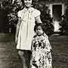 Shirley Temple in Hawaii at Duisenberg home on Diamond Head, May 1939